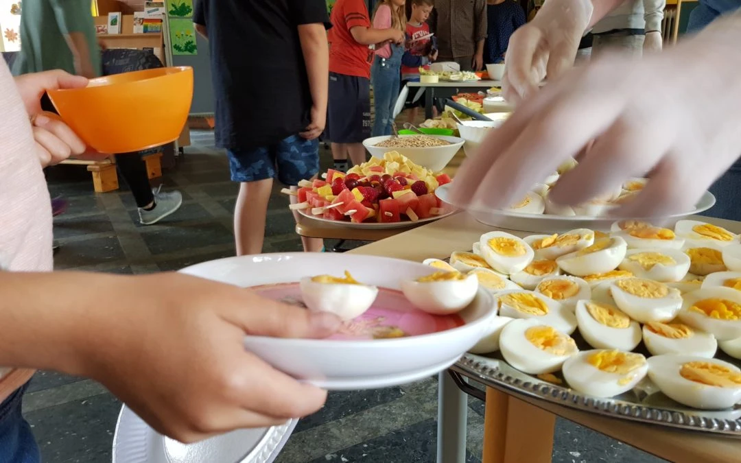 Gesundes Frühstück in der Grundschule Eilvese